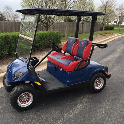 Custom St. Louis Cardinals Golf Car - Harris Golf Cars