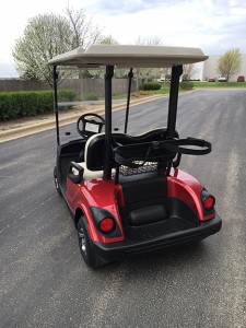 2007 jasper red golf cart-Harris Golf Cars-Iowa, Illinois, Wisconsin, Nebraska