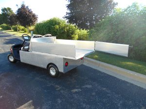 extended bed Yamaha Electric Hauler-harris golf cars