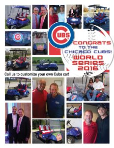 Chicago Cubs Custom Golf Cars