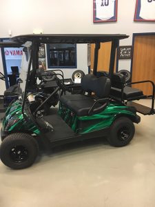 Black and Green Swirl-Harris Golf Cars-Iowa, Illinois, Wisconsin, Nebraska