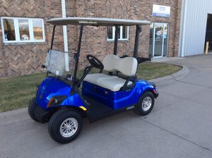 Aqua Blue Golf Car-Harris Golf Cars-Iowa, Illinois, Wisconsin, Nebraska