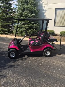 2014 Custom Pink-Harris Golf Cars-Iowa, Illinois, Wisconsin, Nebraska