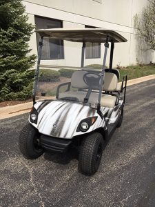 Custom Black and White-Harris Golf Cars-Iowa, iIllinois, Wisconsin, Nebraska