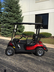 2011 Custom Red Electric Golf Car