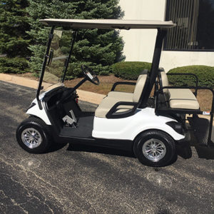 2011 Yamaha YDRA White 4-Passenger Golf Car