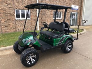 2012 Custom Black and Green Golf Car