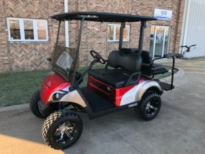 2019 Custom Red and Gray Golf Car