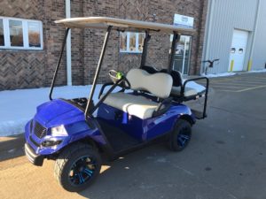 2011 Blue Hvoac Golf Car