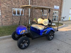 2007 Blue and Black Golf Car