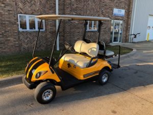 2007 Yellow and Black Golf Car