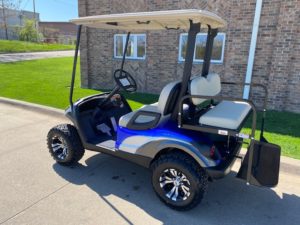 2009 Custom Painted Blue Golf Car