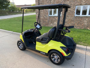 2021 Lime Yellow Golf Car