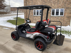 2013 Red, White & Black Custom Golf Car