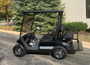 2014 Black Striped Golf Car