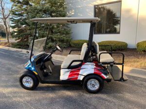 2016 American Flag Golf Car