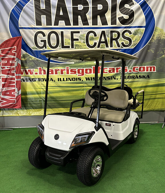 2019 Yamaha Fleet Electric Glacier White 4-Passenger Golf Car