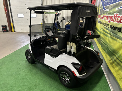 2020 Yamaha AC PTV FLA Glacier White Golf Car - Image 7