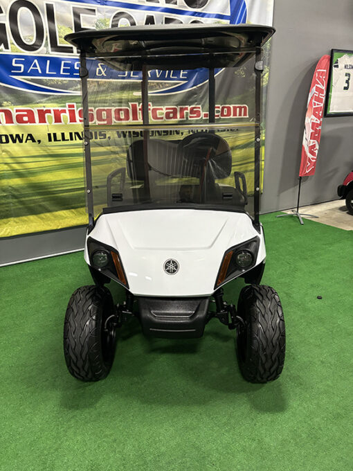 2020 Yamaha AC PTV LI Glacier White Golf Car - Image 2