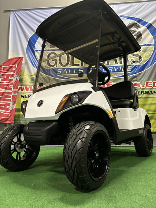 2020 Yamaha AC PTV LI Glacier White Golf Car - Image 3