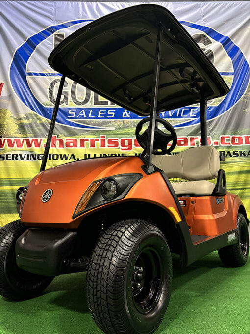 2023 Yamaha AC PTV LI Atomic Flame Golf Car - Image 3