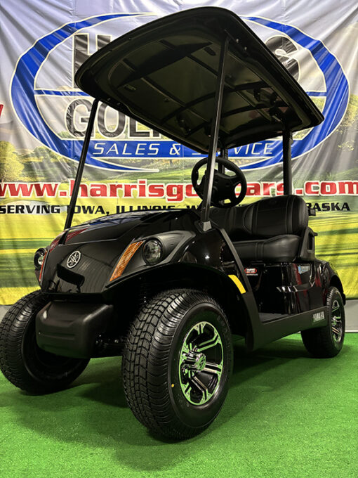 2024 Yamaha AC PTV LI Onyx Black Metallic Golf Car - Image 3