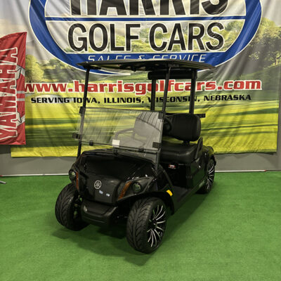 2024 Onyx Black Gas Golf Car with Mag Wheels