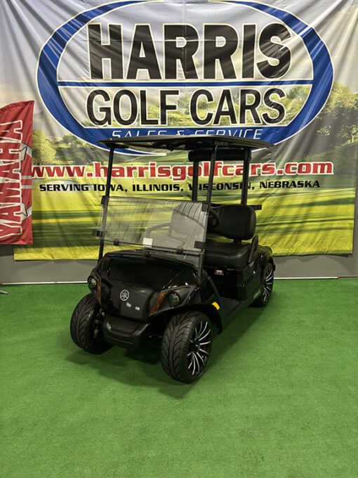 2024 Onyx Black Gas Golf Car with Mag Wheels