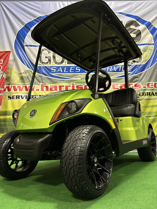 2024 Yamaha AC PTV LI Peridot Metallic Finish Golf Car - Image 3