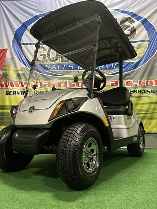 2023 Yamaha AC PTV LI Moonstone Golf Car - Image 3