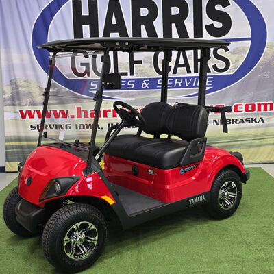 2024 Coral Red Metallic Golf Car