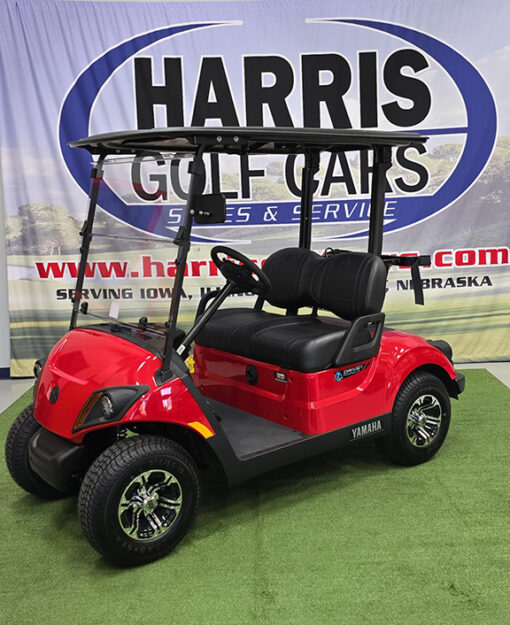 2024 Coral Red Metallic Golf Car