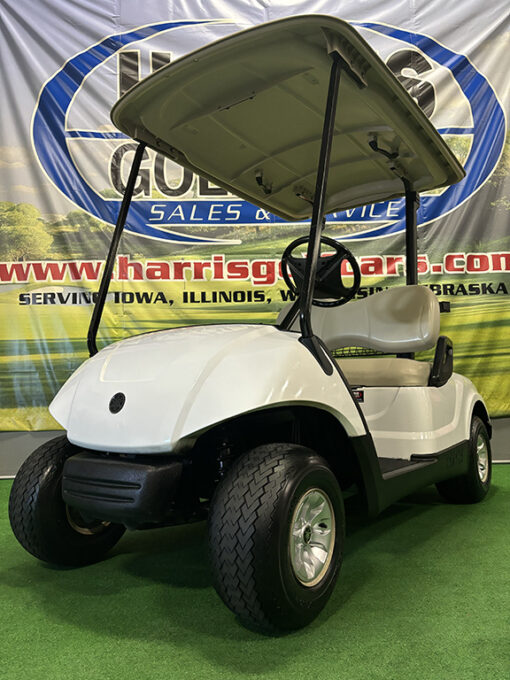 2013 Yamaha YDRA Glacier White Golf Car - Image 3