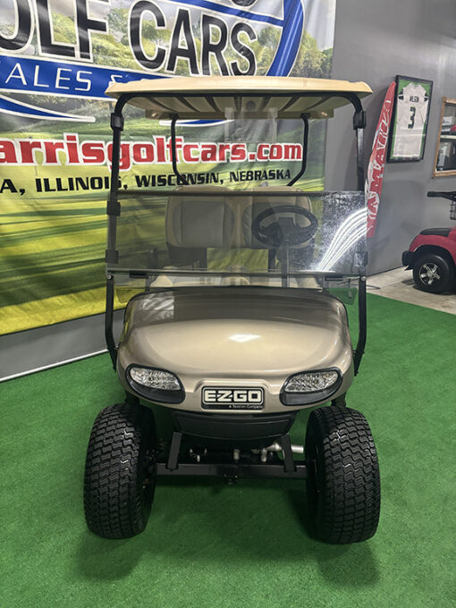 2014 E-Z-Go Electric-LI Almond Golf Car - Image 2