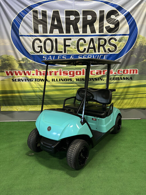 2018 Custom Painted Cyan Gas Golf Car