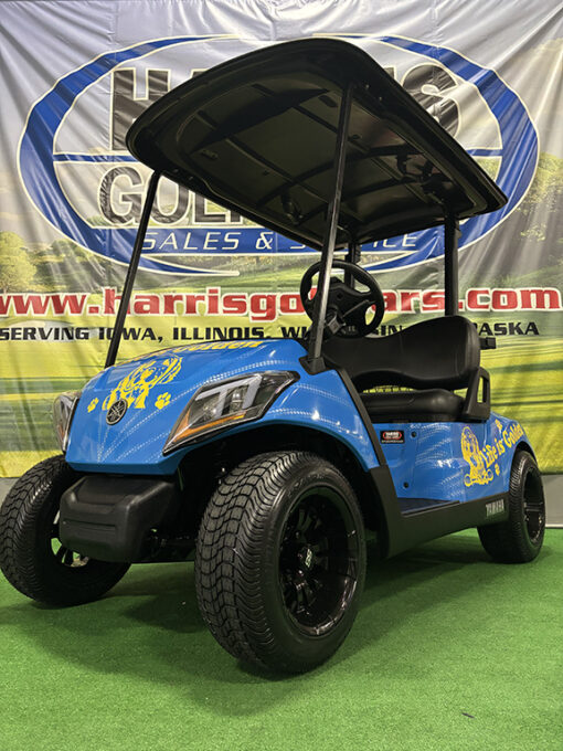 2018 Yamaha Drive 2 QuieTech Custom Life is Golden Golf Car - Image 3