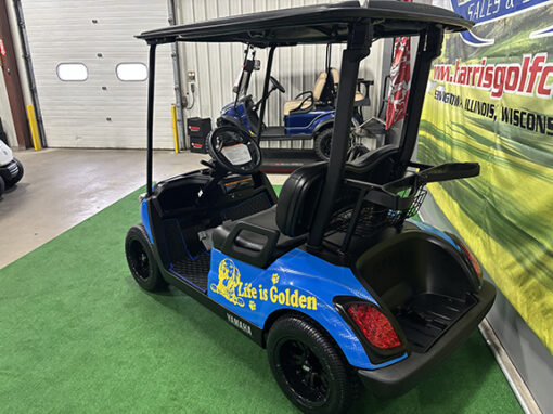 2018 Yamaha Drive 2 QuieTech Custom Life is Golden Golf Car - Image 6