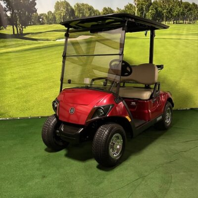 2022 Jasper Red Electric Golf Car