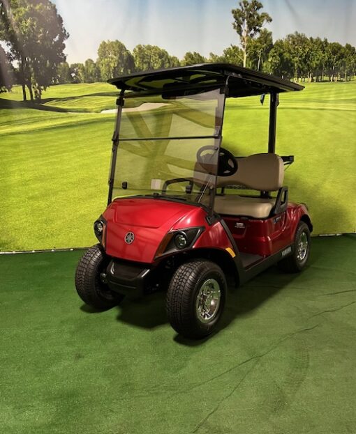 2022 Jasper Red Electric Golf Car